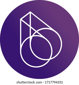 icono vectorial del logotipo de la moneda de un símbolo del teclado