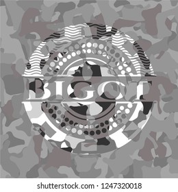 Bigot grey camo emblem