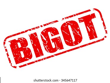 BIGOT red stamp text on white