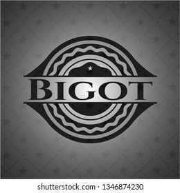 Bigot retro style black emblem