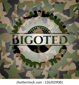 Bigoted on camo texture