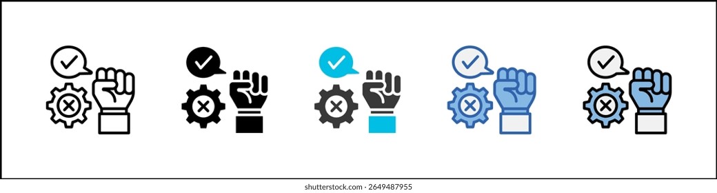 Bigotry Icon Pack Multistyle Illustration