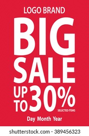 Bigsale up to collection vector