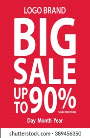 Bigsale up to collection vector