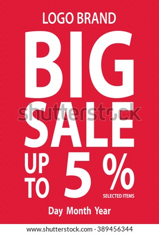 Bigsale up to collection vector