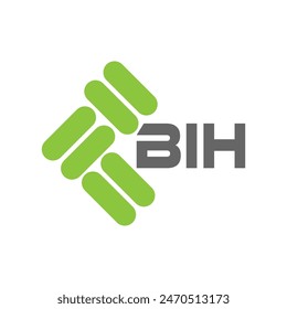BIH letter logo vector design, BIH simple and modern logo. BIH luxurious alphabet design