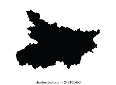 Bihar Map Black And White Bihar Map Images, Stock Photos & Vectors | Shutterstock