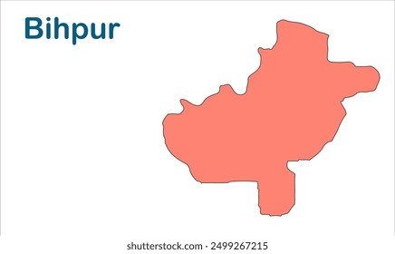 Bihpur subdivision map, Simdega District, Jharkhand state, Republic of India, Government of Jharkhand, Indian territory, Eastern India, politics, village, tourism