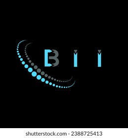 BII letter logo creative design. BII unique design.
