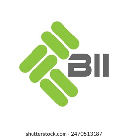 BII letter logo vector design, BII simple and modern logo. BII luxurious alphabet design
