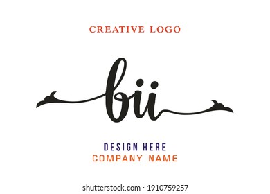BII lettering logo is simple, easy to understand and authoritative