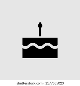 Biirthday cake vector illustration