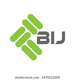 Diseño de Vector de logotipo de letra BIJ, logotipo simple y moderno de BIJ. Diseño lujoso del alfabeto BIJ