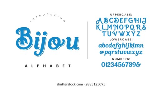 Bijou Playful Decorative Script Font With Unique Outlines For Kids And Creative Projects