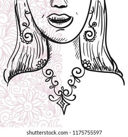 Bijouterie. Vector illustration