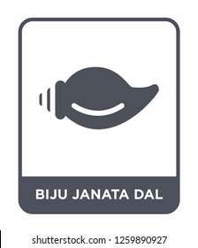 biju janata dal icon vector on white background, biju janata dal trendy filled icons from India and holi collection, biju janata dal simple element illustration