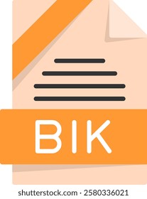 BIK Flat Style Icon Design