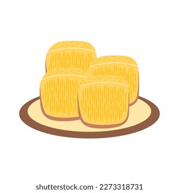 Bika Ambon. Tapioca sponge cake from Medan, North Sumatra