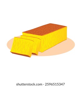 Bika Ambon is a traditional Indonesian cake made from ingredients such as tapioca flour, eggs, sugar, and coconut milk. The characteristic of this cake is that it has a lot of pores and chewy texture.