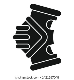Bike back light icon. Simple illustration of bike back light vector icon for web design isolated on white background