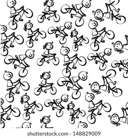 bike background over white background vector illustration 