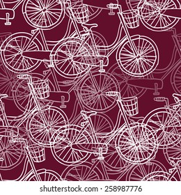 Bike background. pattern. textures, fabric design. seamless. summer