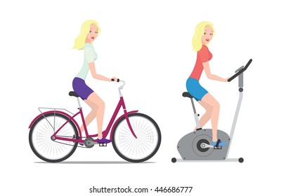 bike and bicycle