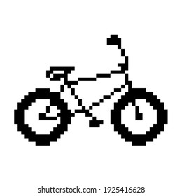 Bike Bicycle 8bit Pixel Art Style Stock Vector (Royalty Free) 1925416628