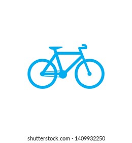 Bike, bicycle icon isolated on white background