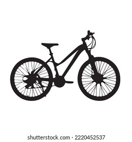 Bicicleta. Vector de icono de bicicleta. El concepto de ciclismo. Señal de bicicleta. Aislado sobre fondo blanco. Estilo plano de moda para diseño gráfico, logo, sitio web, medios sociales, ui, aplicaciones móviles