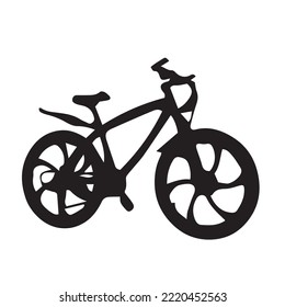 Bike. Bicycle icon vector. The concept of cycling. Bicycle sign. Isolated on white background. Trendy flat style for graphic design, logo, website, social media, ui, mobile apps