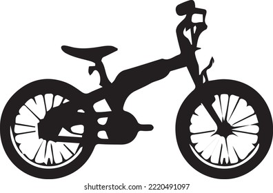 Bicicleta. Vector de icono de bicicleta. El concepto de ciclismo. Señal de bicicleta. Aislado sobre fondo blanco. Estilo plano de moda para diseño gráfico, logo, sitio web, medios sociales, ui, aplicaciones móviles