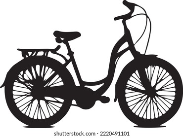 Bike. Bicycle icon vector. The concept of cycling. Bicycle sign. Isolated on white background. Trendy flat style for graphic design, logo, website, social media, ui, mobile apps