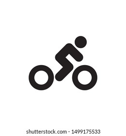 Bike or bicycle icon vector design