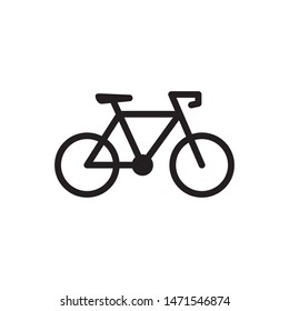 bike bicycle icon vector illustration logo template