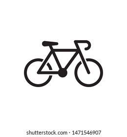 bike bicycle icon vector illustration logo template