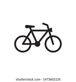 bike bicycle icon vector illustration logo template