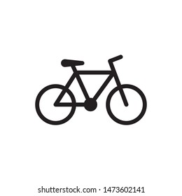 bike bicycle icon vector illustration logo template