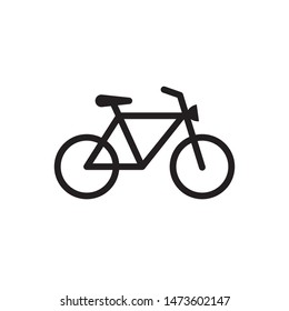 bike bicycle icon vector illustration logo template