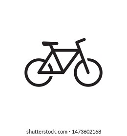 bike bicycle icon vector illustration logo template
