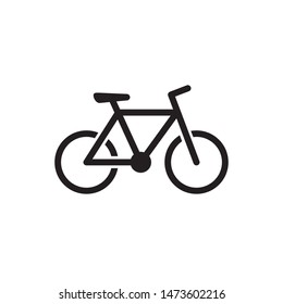 bike bicycle icon vector illustration logo template