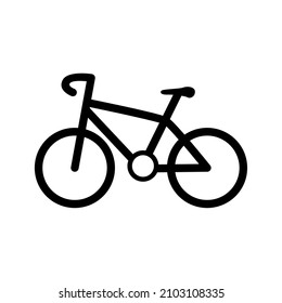 bike bicycle icon vector illustration logo template