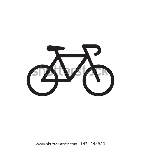 bike bicycle icon vector illustration logo template