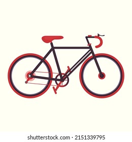 Bike bicycle icon vector logo road bicycle vector isolated vector