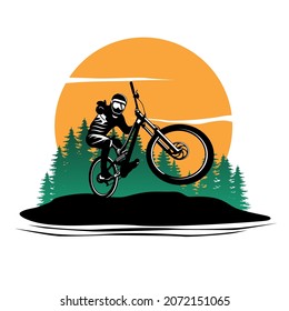 bike bicycle logo icon design vector