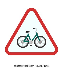 Bike, bicycle, parking icon vector image. Can also be used for traffic signs. Suitable for web apps, mobile apps and print media.