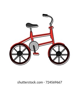 bike or bicycle sideview icon image 