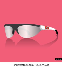 bike or bicycle sunglasses background pink