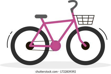 Bike. Bicycle. Vector illustration. Transport. 