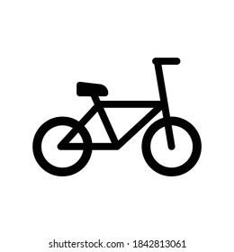 bike, bicycle, vehicle, transport icon vector illustration